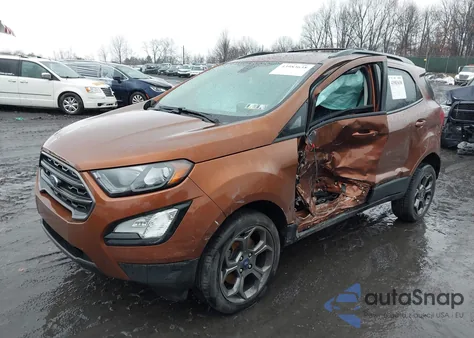 2018 Ford Ecosport Ses z USA, uszkodzony, nr VIN MAJ6P1CL6JC237406